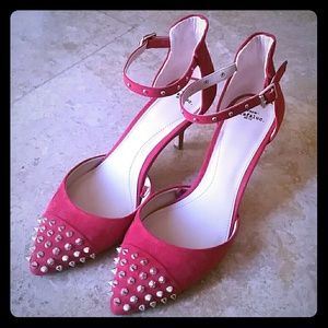 Zara Trafaluc SS '13 red studded shoes