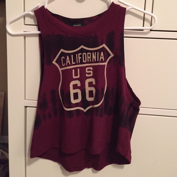 Forever 21 Tops - Maroon tank top