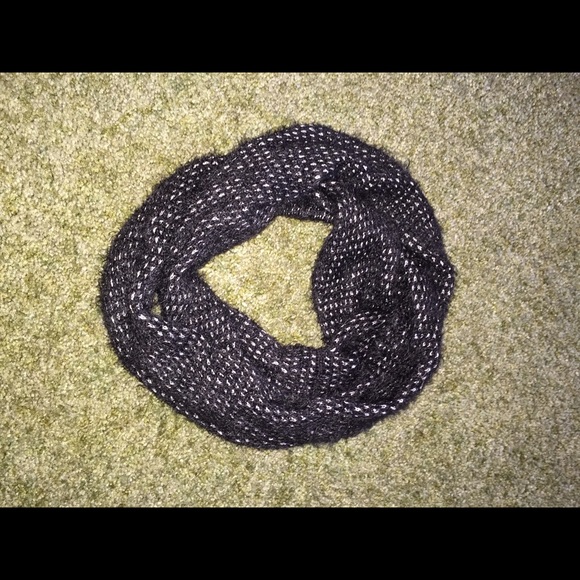 Black and silver scarf