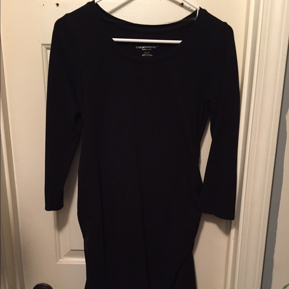 Black maternity dress