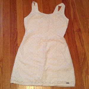 White lace dress Hollister
