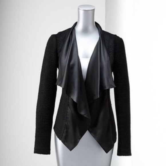 Simply Vera Vera Wang Boucle Flyaway Jacket