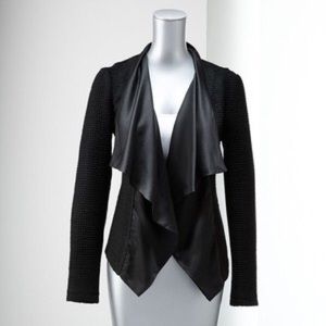 Simply Vera Vera Wang Boucle Flyaway Jacket