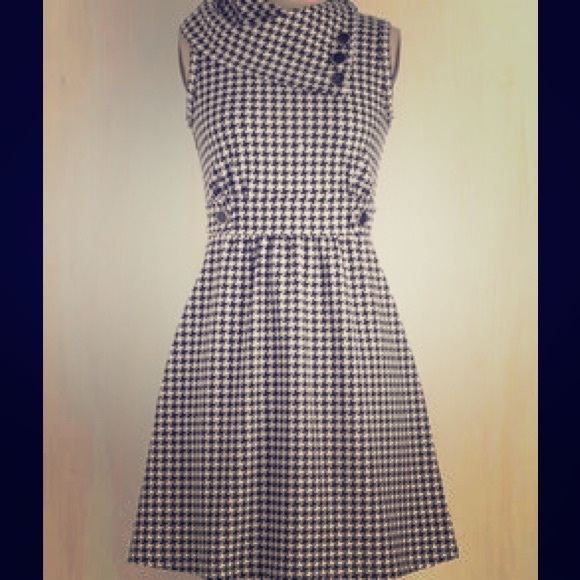 Black & White Houndstooth Dress Modcloth Exclusive