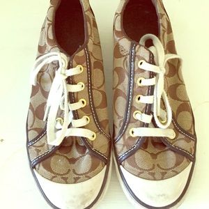 Coach tennis shoes. Size 10.
