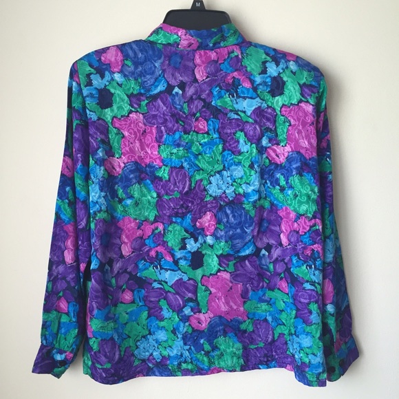 ❗️SOLD❗️Floral Vintage Shirt😻 - Picture 2 of 4