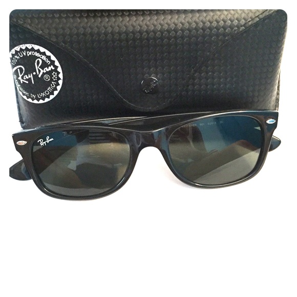 Authentic black RayBan sunglasses