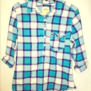 Plaid baggy shirt