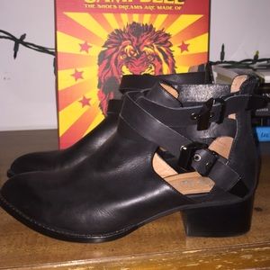 Jeffrey Campbell Everly Cutout Ankle Boots