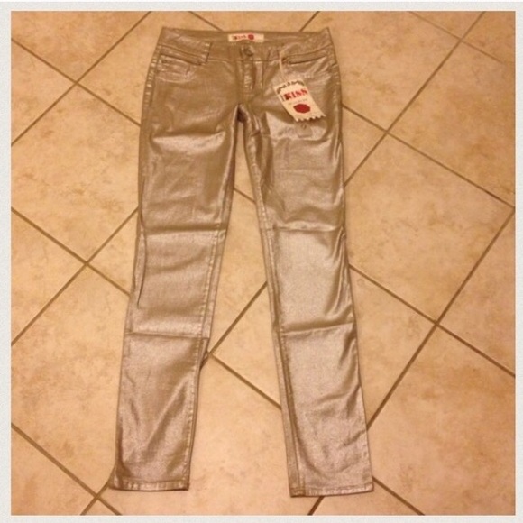 Skinny Gold Jeggings