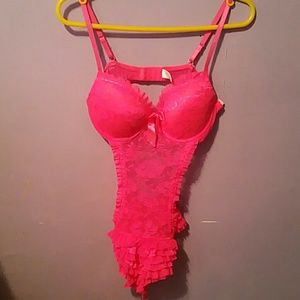 Hot pink sexy Lingerie one piece (never worn)