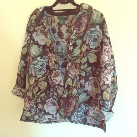 Vintage floral jacket/blazer