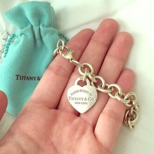 Authentic Tiffany & Co heart bracelet