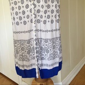 •Strapless Cotton Maxi Dress•