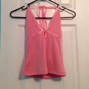 **Wet seal pink halter top