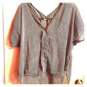 SOLD Plus Size Striped Blouse SOLD