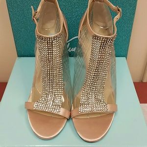 Betsy Johnson Crystal T Strap