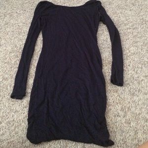 Tight navy blue dress