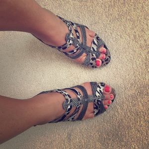 Animal print Daytrip heels