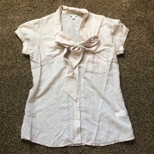 NWOT Banana Republic tan shirt