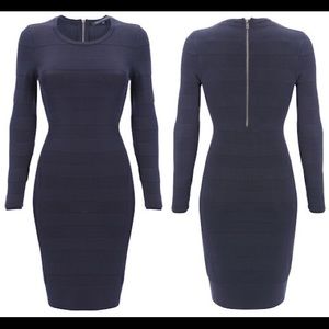 French Connection NEVER WORN navy bondage dress.