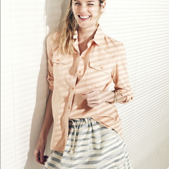 Madewell Lightweight Workshirt in Peach🍑