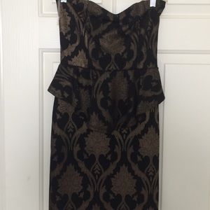 Black & Gold Party Dress