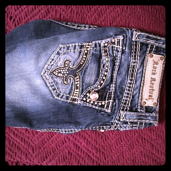 Rock revival skinny jeans. Size 26