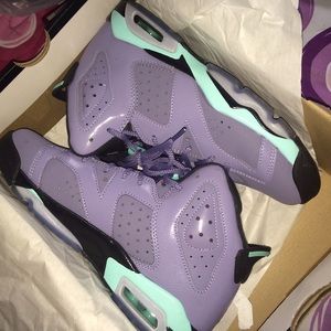 Air Jordan Bleached Turquoise 6.5y