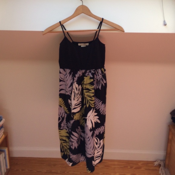 Tropical patterned sundress