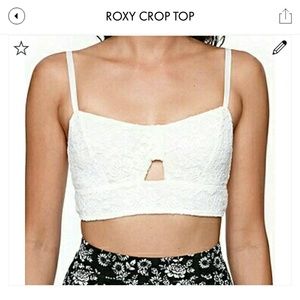 *SOLD* NWT Off White Roxy Crop Top