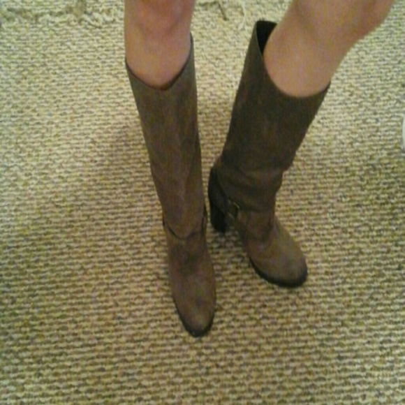 RALPH LAUREN BROWN LEATHER RIDING BOOTS WOMENS 6.5