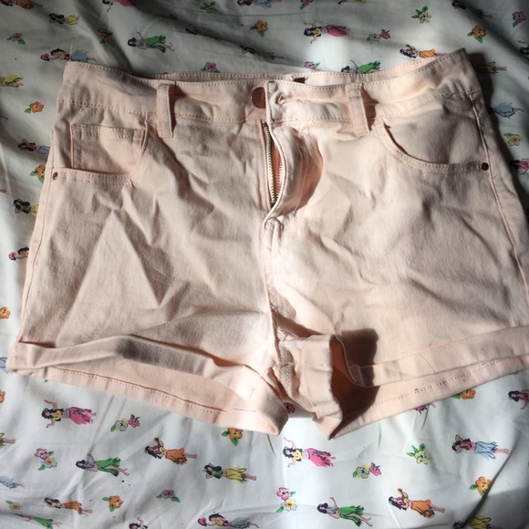 Light Orange Refuge Shorts - Picture 1 of 3