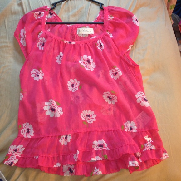 Pink Floral Top