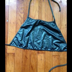 American Apparel shiny halter top (one size)
