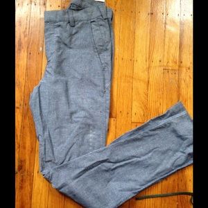 American Apparel welt pocket blue chambray pant