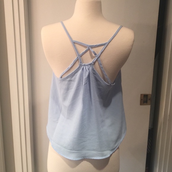 Blue daisy crop top - Picture 3 of 4