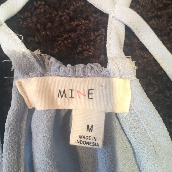 Blue daisy crop top - Picture 4 of 4