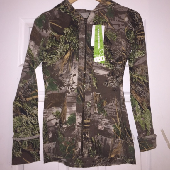 Cabellas Jackets & Blazers - Camouflage zip up jacket, brand new with tags