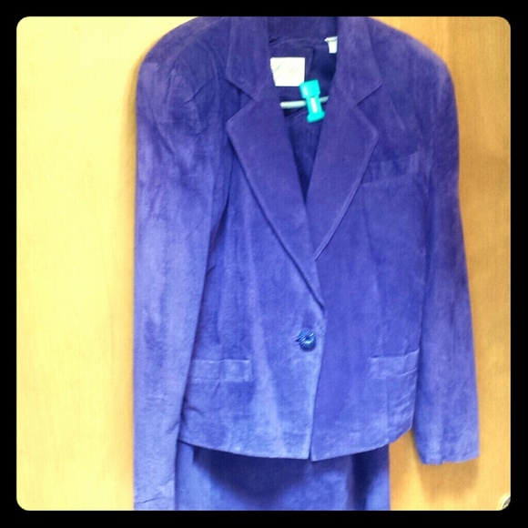 Lord and Taylor, Vintage '80's. Purple Leather