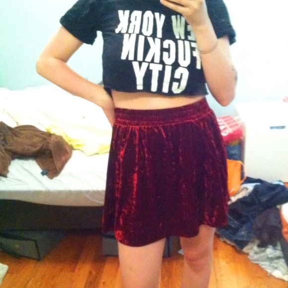 Velvet Skirt