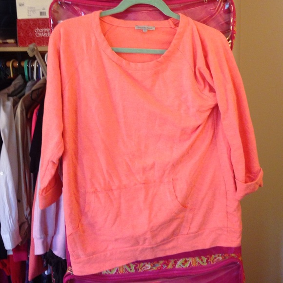 Neon pink sweatshirt