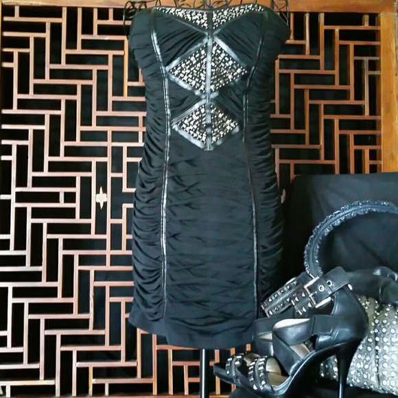 New *Sexy* Strapless ruched bodycon dress