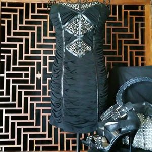 New *Sexy* Strapless ruched bodycon dress