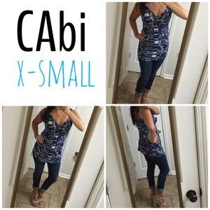 CAbi Batik Tunic Tank Style#359 Size XS