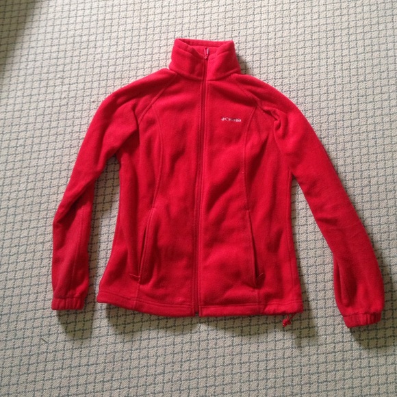 Red Columbia Fleece