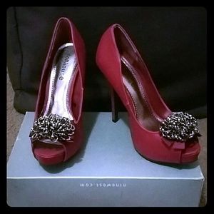 HOLIDAY SPECIAL♡ Red Open Toe