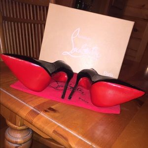So Kate Black Patent Christian Louboutin 35