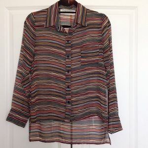 Multi color Stripe Blouse