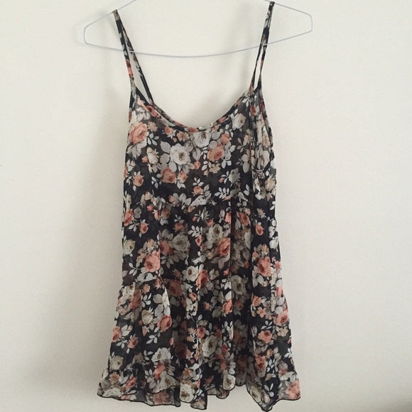Floral "Jada-like" sheer dress